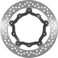 5280 - SBS Stainless Steel Front Brake Disc For Yamaha XP 530 T-Max 2012-2019 - Black/Silver