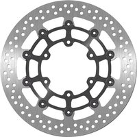 5036 - SBS Stainless Steel Front Brake Disc For Suzuki GSX-R 1000 2009-2014 - Black/Silver