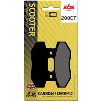 200CT - SBS Carbon Tech Organic Front Brake Pads For Garelli Flexi 50 2012