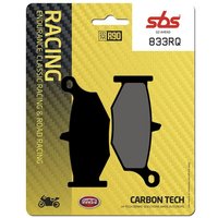 Image of 833RQ - SBS RQ Road Racing Carbon Tech Rear Brake Pads For Suzuki DL 1000 2014-2019