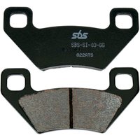 822ATS - SBS ATS All-Terrain Sintered Rear Brake Pads For Arctic Cat Textron 250 2X4 2006