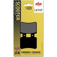 167HF - SBS HF Street Ceramic Organic Front Brake Pads For Derbi Boulevard 125 2003-2007
