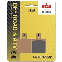519SI - SBS SI Sintered Rear Brake Pads For Laverda 650 Black Strike 1998-1999