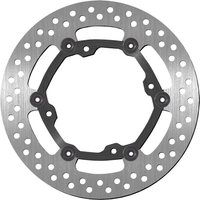 5017 - SBS Stainless Steel Front Brake Disc For Suzuki RMX450Z 2010 - Black/Silver
