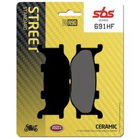 Image of 691HF - SBS HF Street Ceramic Organic Front Brake Pads For Yamaha FZ6 600 N 2004-2008