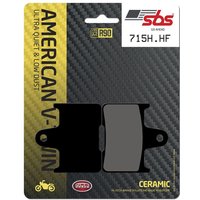 715H.HF - SBS HHF Street Ceramic Organic Rear Brake Pads For Harley Davidson XL 1200 C 2014-2019