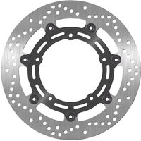 5118A - SBS Stainless Steel Front Brake Disc For Yamaha FZ6 600 N 2004-2008 - Black/Silver