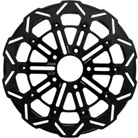 Image of 7143E-B - SBS Kodlin Brake Disc For Harley Davidson FLDE 1750 2018-2020 - Black Front