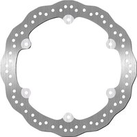Image of 5070 - SBS Standard Contour Front Brake Disc For Honda CB500 F 2013-2021 - Silver