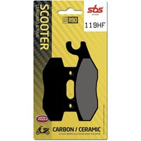 119HF - SBS HF Street Ceramic Organic Rear Brake Pads For Kymco Agility City 125 2014-2016