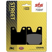733HF - SBS HF Street Ceramic Organic Rear Brake Pads For Yamaha YZF-R1 1000 1998-2001