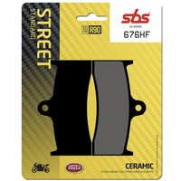 676HF - SBS Carbon Tech Organic Front Brake Pads For Mv Agusta Brutale 910 R 2006-2008