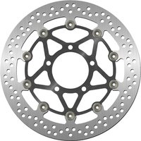 5328A - SBS Stainless Steel Front Brake Disc For Triumph Tiger 800 2011-2014 - Black/Silver