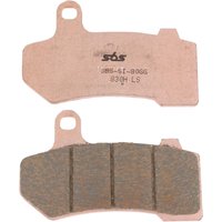 830H.LS - SBS HLS Street Excel Sintered Rear Brake Pads For Harley Davidson FLHR 1584 2008