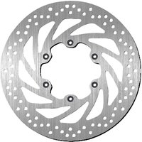 Image of 5088 - SBS Standard Round Front Left Brake Disc For Aprilia ETX350 Tuareg 1986-1987 - Silver