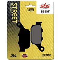881HF - SBS HF Street Ceramic Organic Rear Brake Pads For Honda CB500 F 2013-2021