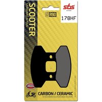 178HF - SBS HF Street Ceramic Organic Front Brake Pads For Sym Euro-MX 125 2003-2004