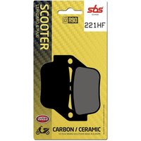 221HF - SBS HF Street Ceramic Organic Rear Brake Pads For Yamaha YP 250 R 2014-2016