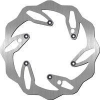 Image of 5066 - SBS Standard Contour Front Left Brake Disc For KTM Duke 620 E 1996-1998 - Silver