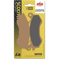 205MS - SBS MS Maxi Sintered Front Brake Pads For Peugeot Django 125 2015-2016