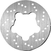 5195 - SBS Standard Round Front Left Brake Disc For Derbi Boulevard 50 2010-2017 - Silver