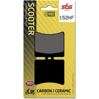 152HF - SBS HF Street Ceramic Organic Rear Brake Pads For Aprilia Atlantic 125 2003-2009