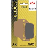221MS - SBS MS Maxi Sintered Rear Brake Pads For Yamaha YP 250 R 2014-2016