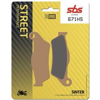 671HS - SBS HS Street Excel Sintered Front Brake Pads For Sherco 4.5 450I 2005-2008