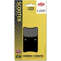 115HF - SBS HF Street Ceramic Organic Front Brake Pads For Daelim Bonita 50 2011-2012