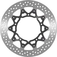 5107 - SBS Stainless Steel Front Brake Disc For Yamaha FZ8 N 2010-2014 - Black/Silver