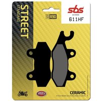 611HF - SBS HF Street Ceramic Organic Rear Brake Pads For Triumph America 800 2002-2006
