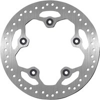 5209 - SBS Standard Round Front Left Brake Disc For Sym CityCom 300 I 2008-2018 - Silver