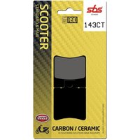 143CT - SBS Carbon Tech Organic Front Or Rear Brake Pads For Aprilia Area 51 50 1999-2002