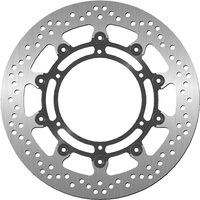 5324 - SBS Stainless Steel Front Brake Disc For KTM Adventure 1050 2015-2016 - Black/Silver