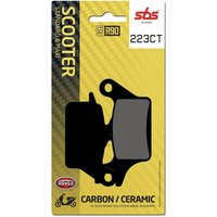 223CT - SBS Carbon Tech Organic Front Right Brake Pads For Yamaha MW 125 2014-2016