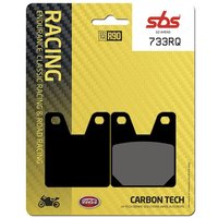 Image of 733RQ - SBS RQ Road Racing Carbon Tech Rear Brake Pads For Yamaha YZF-R1 1000 1998-2001