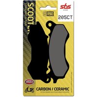205CT - SBS Carbon Tech Organic Front Brake Pads For Peugeot Django 125 2015-2016
