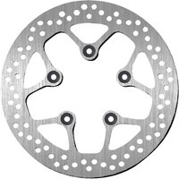 5178 - SBS Standard Round Front Left Brake Disc For Kymco Agility City 125 2009-2020 - Silver