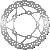 Image of 5067 - SBS Standard Contour Front Right Brake Disc For Kawasaki EX300 Ninja 2013-2016 - Silver