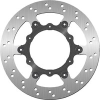 5325 - SBS Stainless Steel Rear Brake Disc For KTM Adventure 1050 2015-2016 - Black/Silver