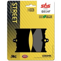 601HF - SBS HF Street Ceramic Organic Front Brake Pads For Aprilia AF1 125 1989-1992