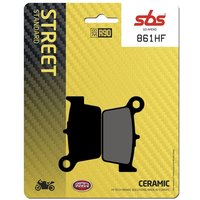 861HF - SBS HF Street Ceramic Organic Rear Brake Pads For Beta ALP 125 2006-2009