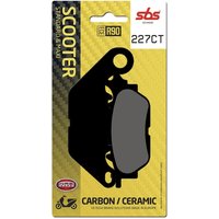 227CT - SBS Carbon Tech Organic Rear Brake Pads For Yamaha GPD 125 2015-2019
