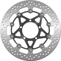 5040A - SBS Stainless Steel Front Brake Disc For Triumph Daytona 675 2006-2008 - Silver