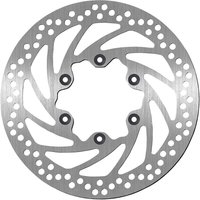 5198 - SBS Standard Round Front Left Brake Disc For Piaggio Beverly 125 I.E. 2012-2013 - Silver