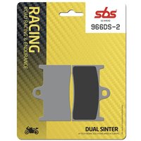 966DS-2 - SBS DS Dual Sintered Quick Change Front Brake Pads For Yamaha YZF-R6 600 2017-2025