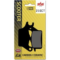 216CT - SBS Carbon Tech Organic Front Brake Pads For Honda AFS 110 2012-2016