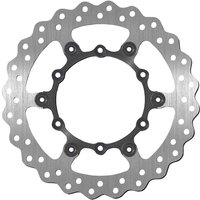 Image of 5248 - SBS Stainless Steel Front Brake Disc For Yamaha WRF250 2017-2020 - Black/Silver