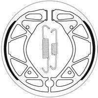 Image of 2209 - SBS Rear Brake Shoes For Yamaha HW 125 2012-2017