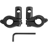 S-1-C - Slipstreamer Replacement Round Windshield Handlebar Clamp Kit For Triumph America 800 2002-2006 - Black